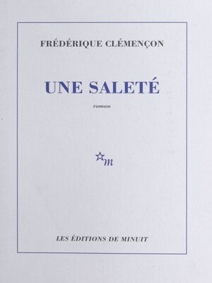cover image of Une saleté